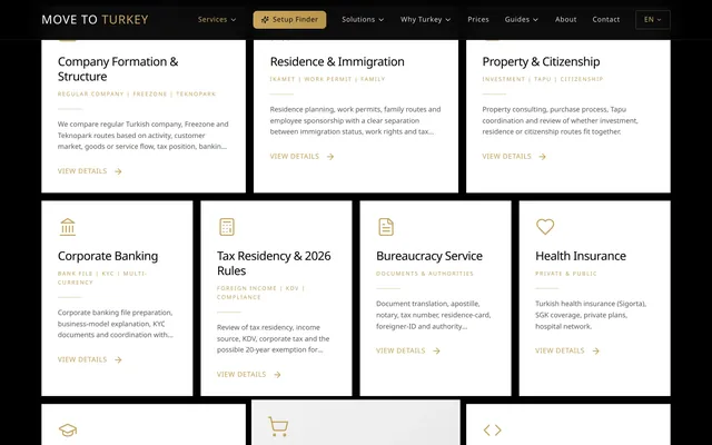 Move to Turkey – Screenshot